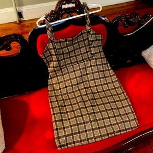 FOREVER 21 Plaid Body-con Dress. Never Worn